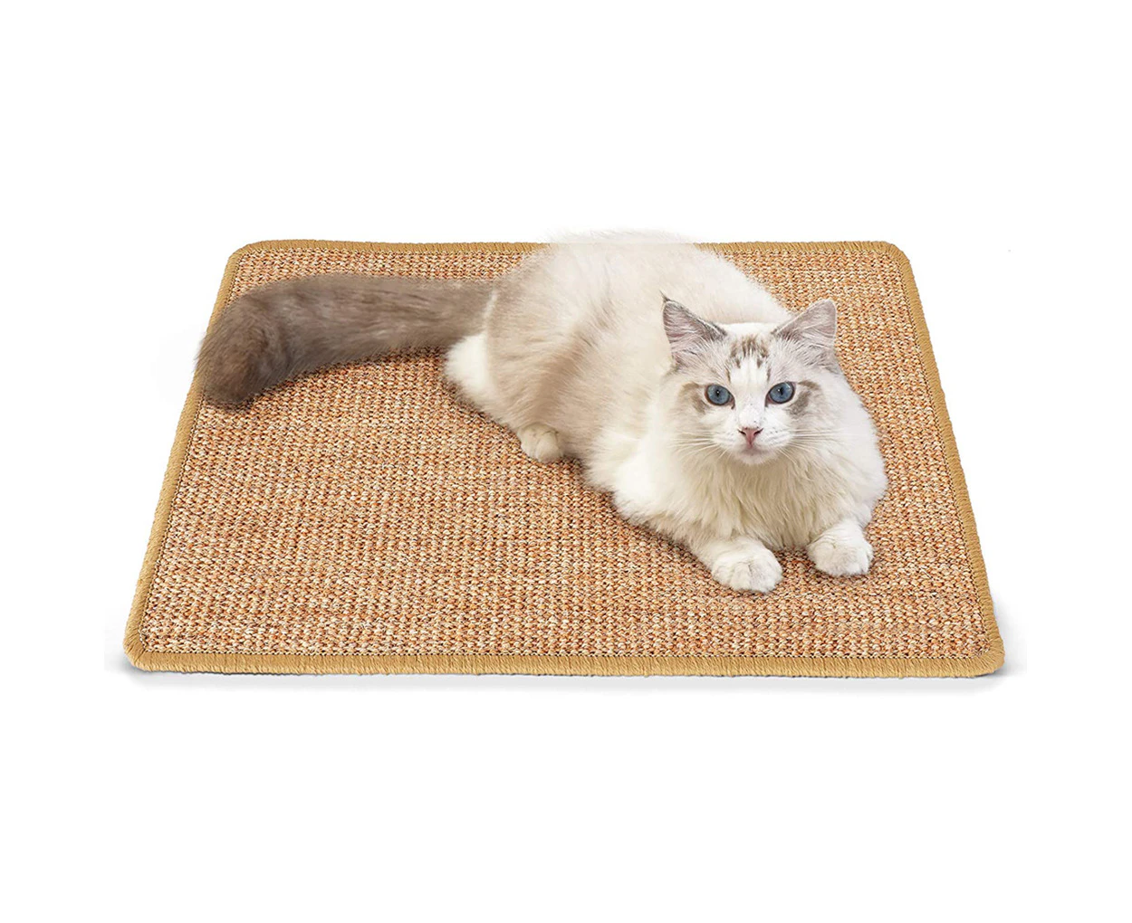 Cat Scratching Mat Scratcher Pad Board Natural Sisal Pet Cat Toys Sofa Protector 30cmx40cm