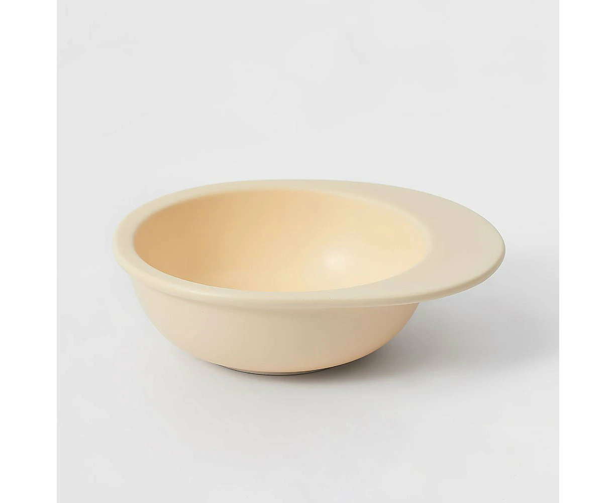 Michu Premium Ceramic Cat Bowl Set for Discerning Owners - Barley White