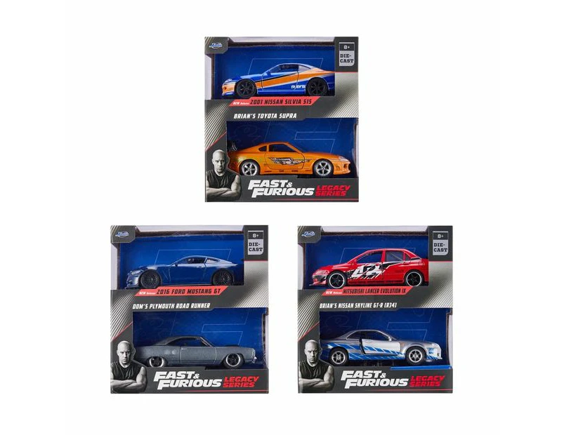 Target Fast & Furious Die-Cast Legacy Series, 2 Pack - Assorted