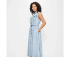 Target Sleeveless Denim Maxi Dress