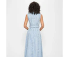 Target Sleeveless Denim Maxi Dress