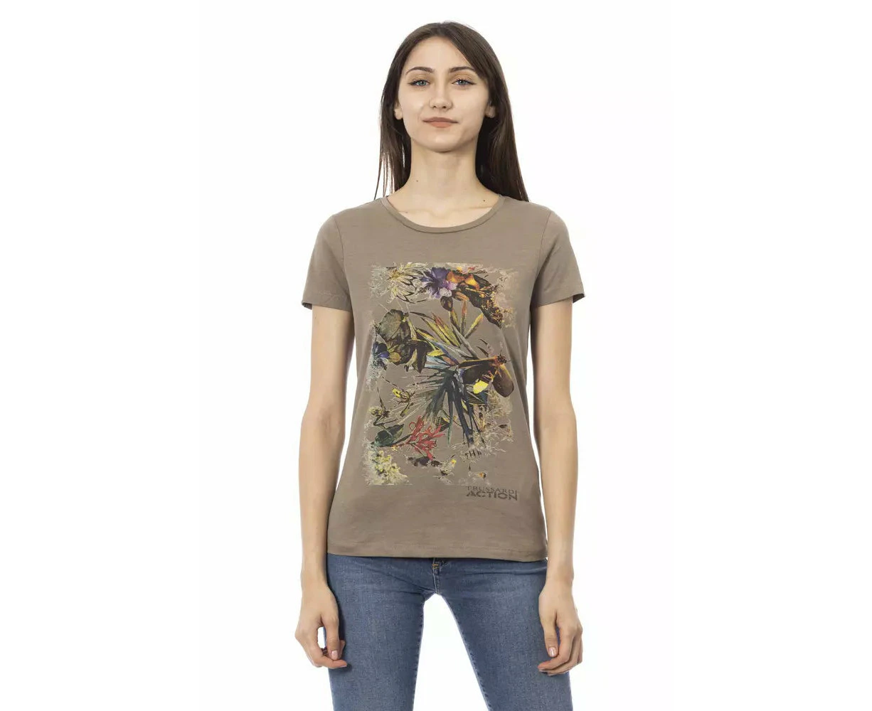 Trussardi Action Brown Cotton Women Top