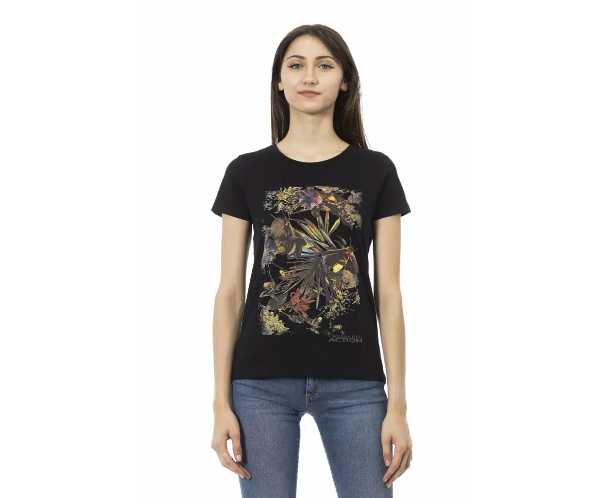 Trussardi Action Black Cotton Women Top