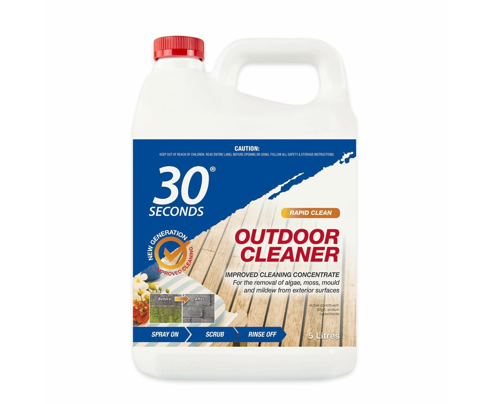 30 Seconds 5L Outdoor Cleaner Concentrate