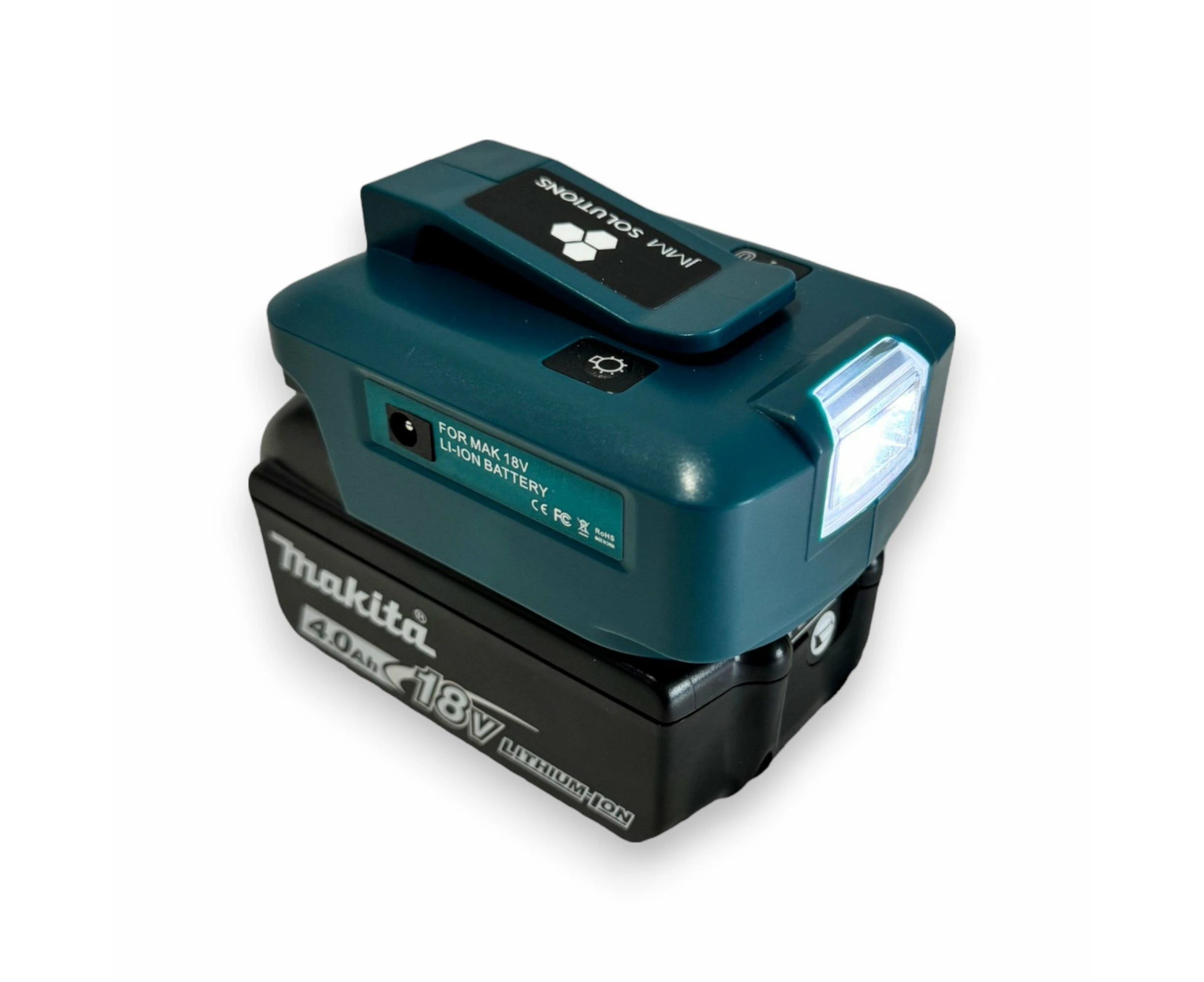 Makita Compatible USB & 12V Charger with LED