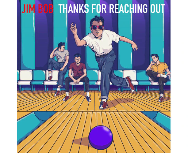 Jim Bob - Thanks For Reaching Out - Purple Vinyl w/ 2024 Calendar  [VINYL LP] Colored Vinyl, Purple, Calendar, UK - Import USA import