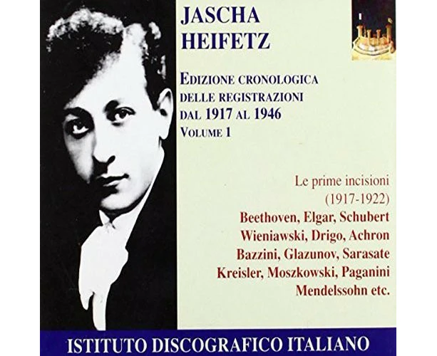 Jascha Heifetz - Violin Recital: Heifetz Jasch  [COMPACT DISCS] USA import