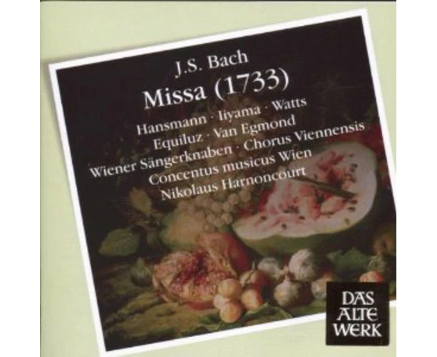 Missa 1733 - Nikolaus Harnoncourt CD