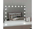 Embellir Bluetooth Makeup Mirror 80x58cm Hollywood Vanity with LED Light Wall