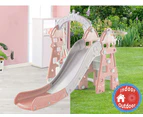 Bopeep Kids Slide Swing Basketball Ring Hoop Activity Center Toddlers Play Set