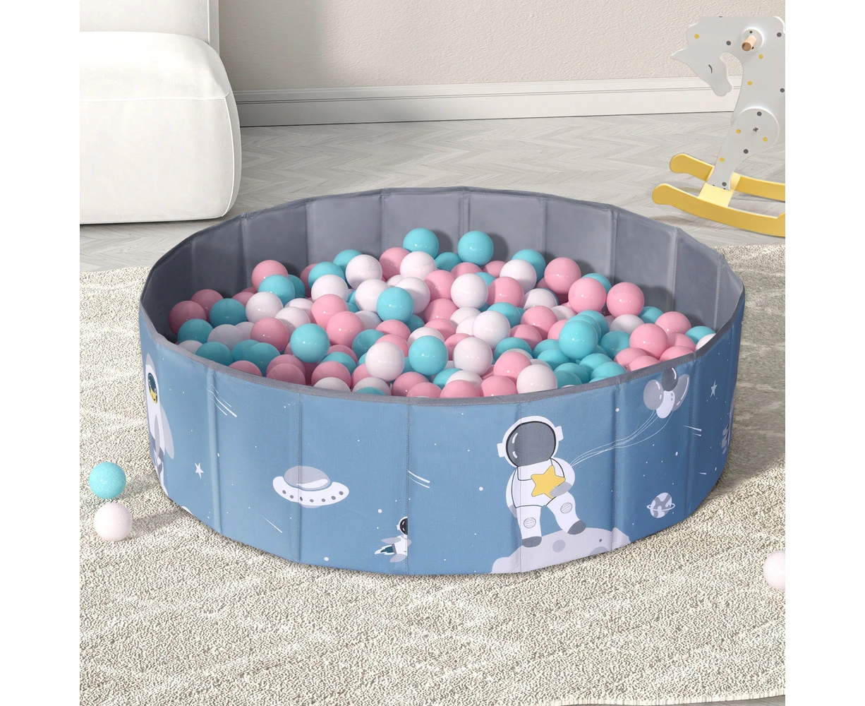 Keezi Kids Ball Pool Pit Toddler Play Foldable Child Playhouse Storage Bag Blue