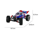 Centra RC Car 1:16 4WD Off-Road Race Brushless Motor 2.4GHz Remote Control Blue