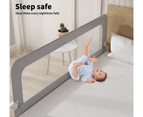 Bopeep 150CM Adjustable and Folding Baby Bed Rail Grey