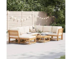 8 Piece Garden Lounge Set with Cushions Solid Wood Acacia