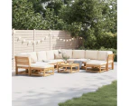 11 Piece Garden Lounge Set with Cushions Solid Wood Acacia