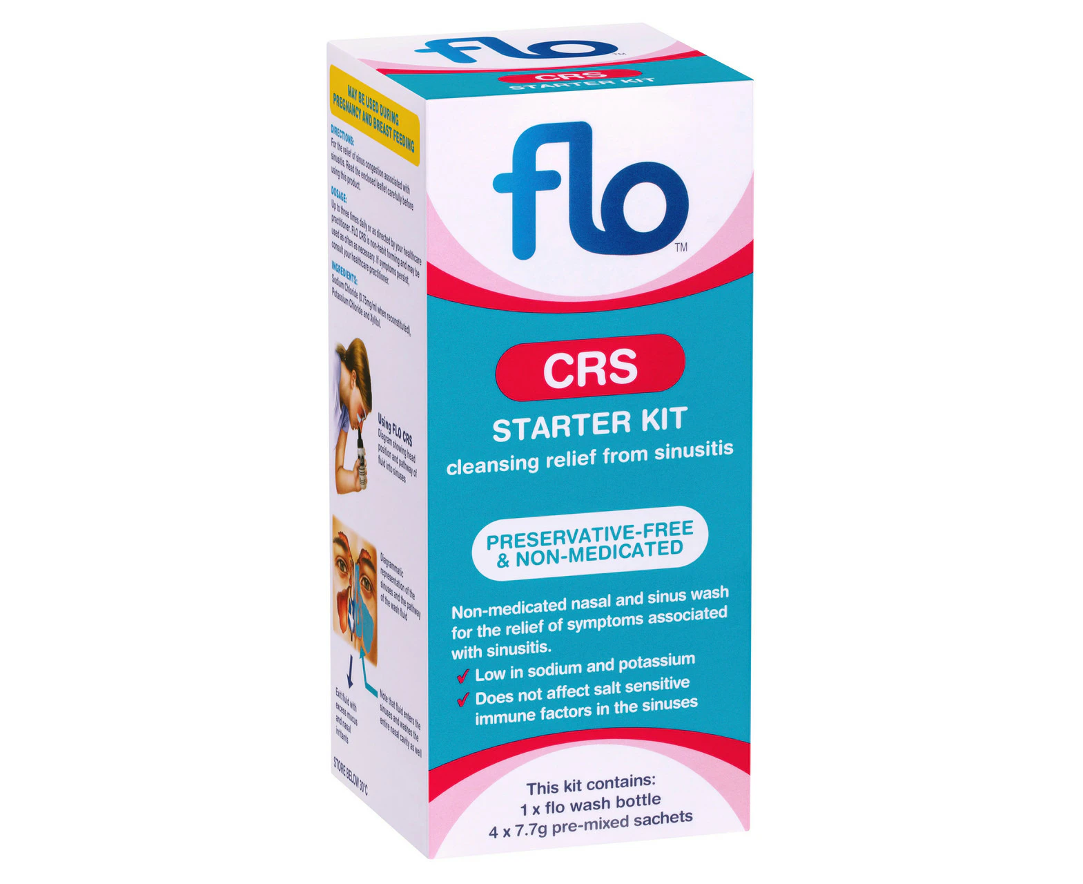 FLO CRS Starter Kit 4 Sachets & Bottle