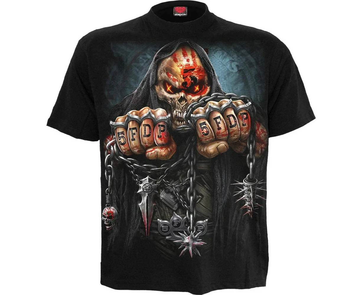 Spiral Direct Unisex Adult Game Over Five Finger Death Punch T-Shirt (Black) - HE2165