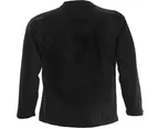 Spiral Direct Unisex Adult Plain Long-Sleeved T-Shirt (Black) - HE2560