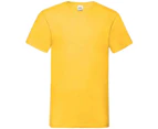 Fruit of the Loom Mens Value V Neck T-Shirt (Sunflower) - PC5548