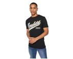 Crosshatch Mens Cronstand Logo T-Shirt (Black) - BG1528