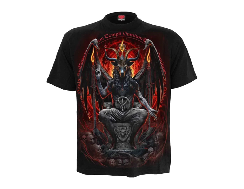 Spiral Direct Unisex Adult Baphomet T-Shirt (Black) - HE2693