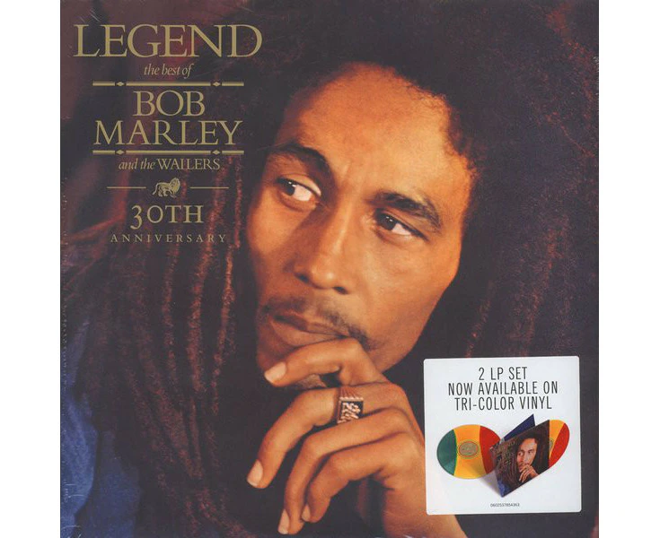 Bob Marley Legend 30th Anniversary Edition RED/YELLOW/GREEN VINYL 2 LP