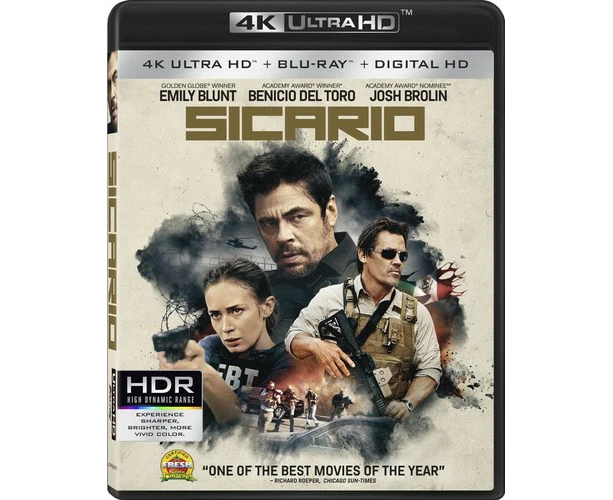 Sicario  [ULTRA HD BLU-RAY REGION: A USA] 4K Mastering, 2 Pack USA import