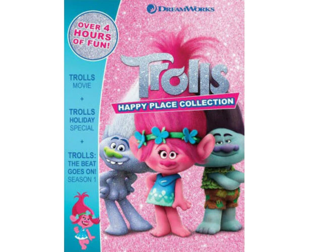 Trolls: Happy Place Collection  [DVD REGION:1 USA] 3 Pack, With Movie Cash USA import