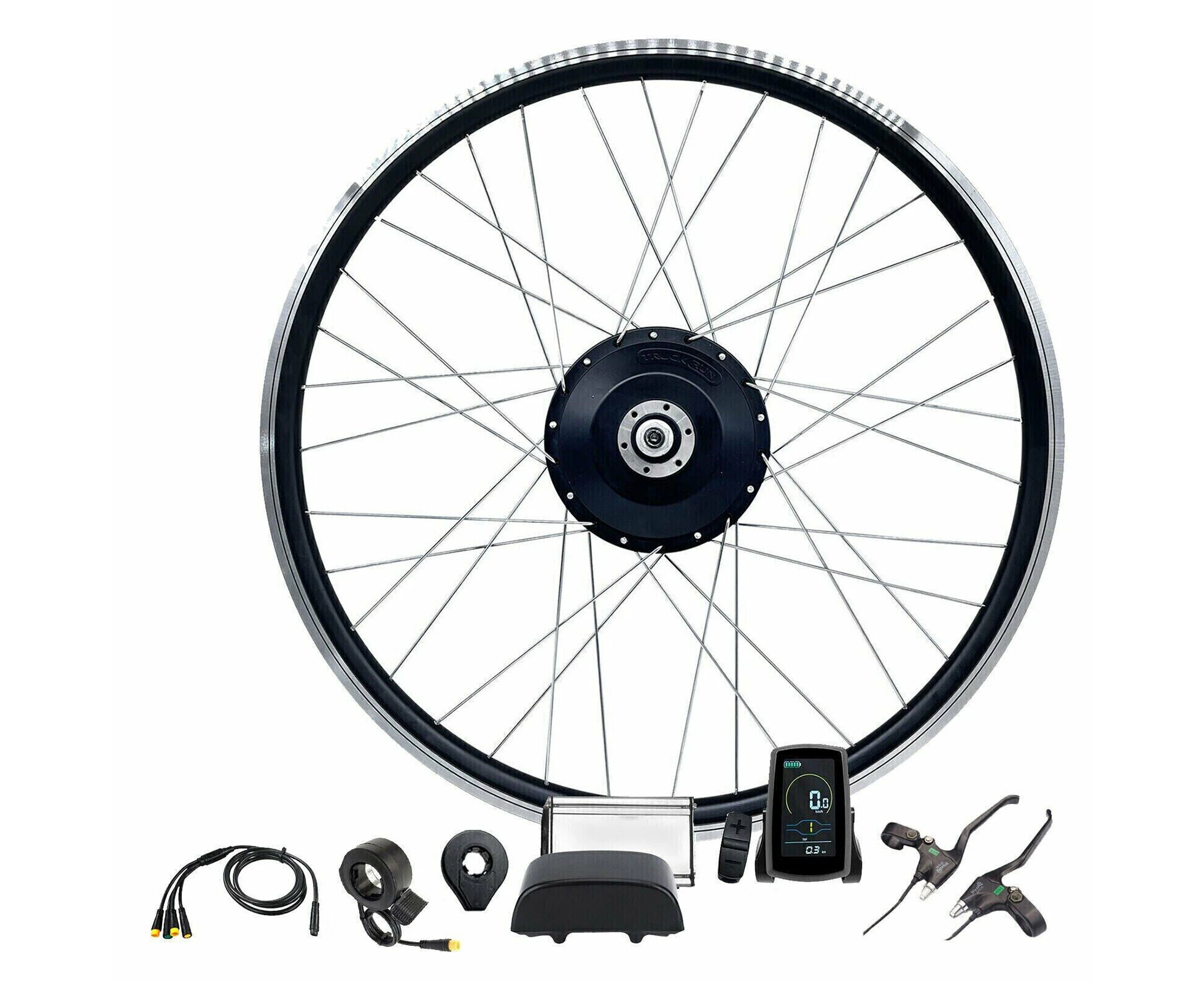 48V 500W 26" Front Wheel Hub Motor Conversion Electric Bike Bicycle Kit - No Battery