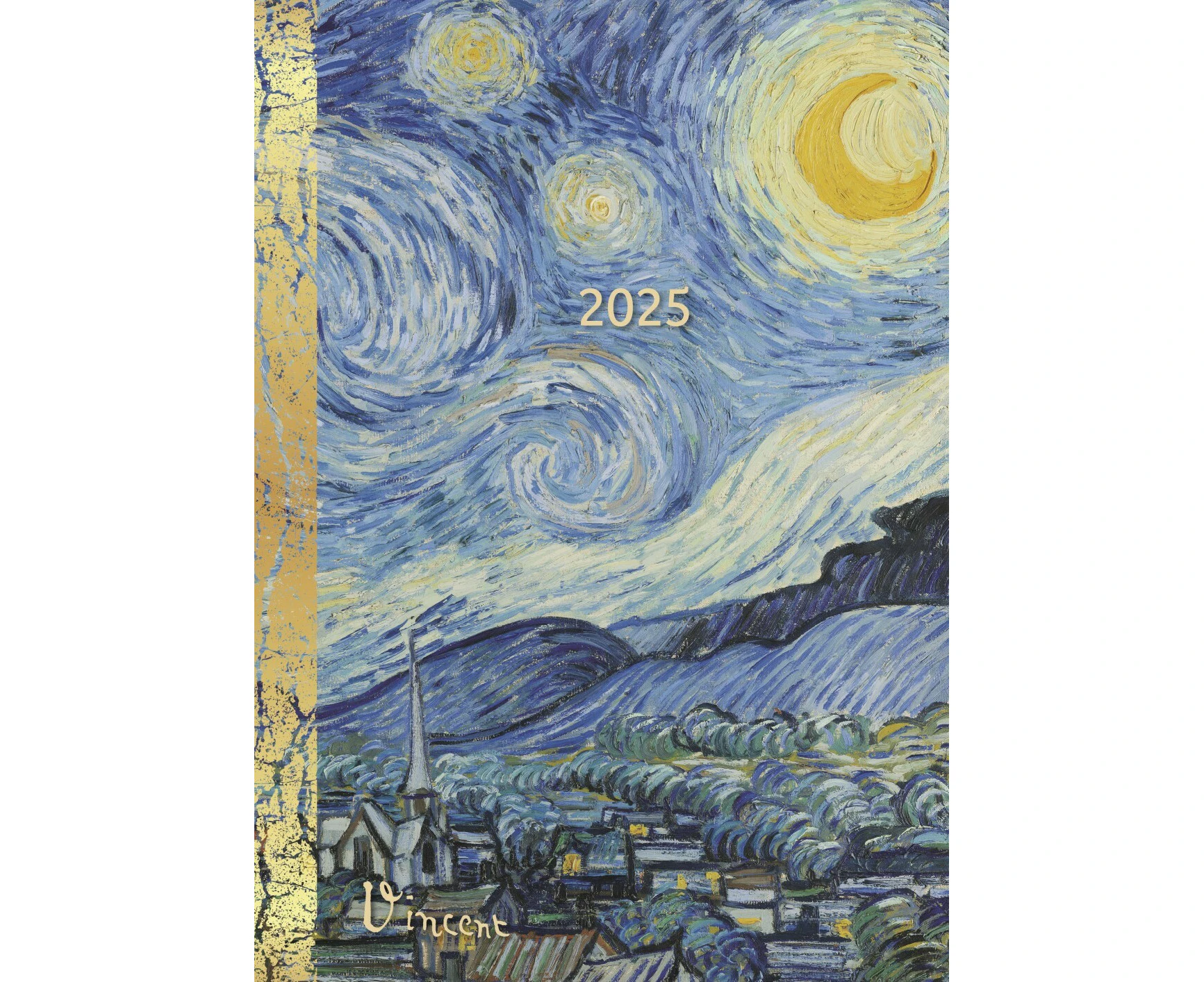 Van Gogh - 2025 Diary Planner A5 Padded Cover by The Gifted Stationery