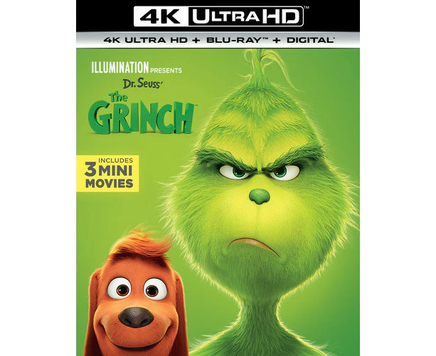 Dr. Seuss' The Grinch  [ULTRA HD BLU-RAY REGION: A USA] With Blu-Ray, 2 Pack USA import