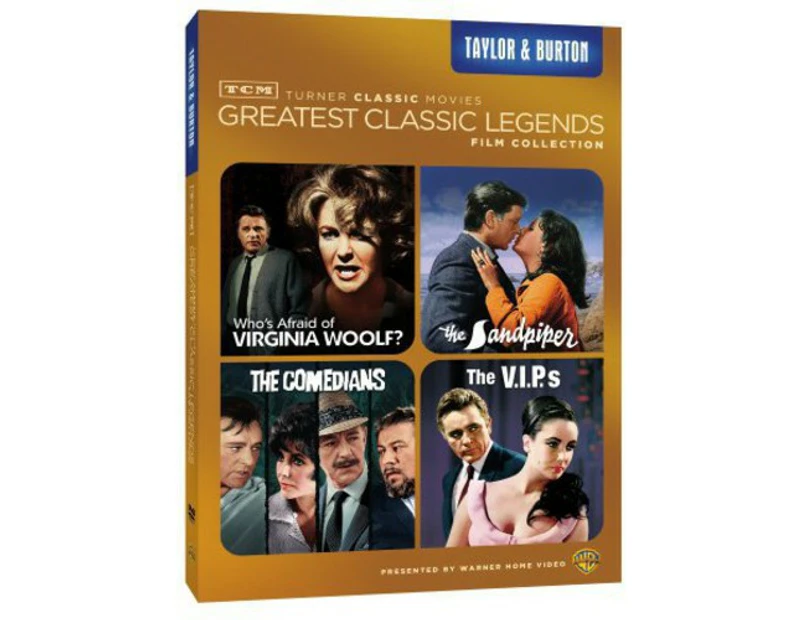 TCM Greatest Classic Legends Film Collection: Elizabeth Taylor & Richard Burton  [DVD REGION:1 USA] Boxed Set USA import