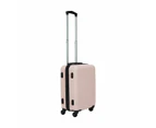 47cm 4 Wheels Albany Hard Case, Blush - Anko