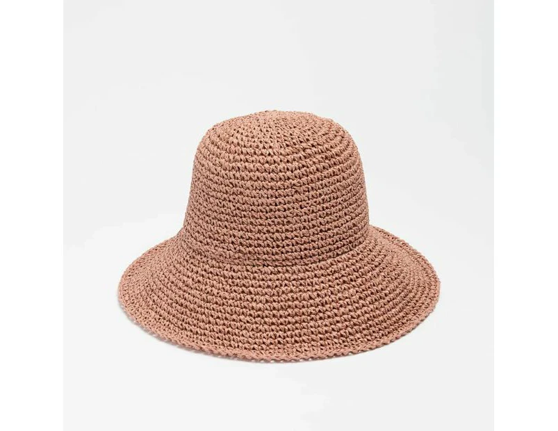 Target Crochet Straw Hat