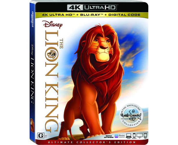 The Lion King  [ULTRA HD BLU-RAY REGION: A USA] With Blu-Ray, 2 Pack USA import