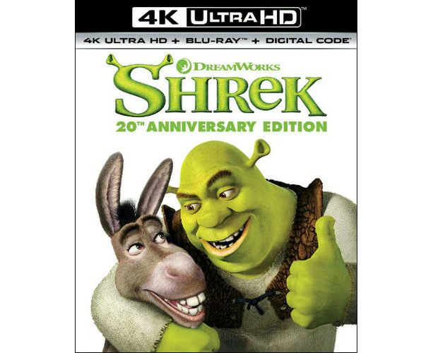 Shrek (20th Anniversary Edition)  [ULTRA HD BLU-RAY REGION: A USA] With Blu-Ray, 3 Pack USA import