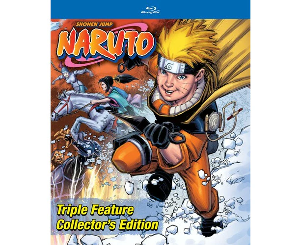 Naruto Triple Feature Collector's Edition [Blu-Ray Region A: USA] Steelbook, 2 Pack USA import