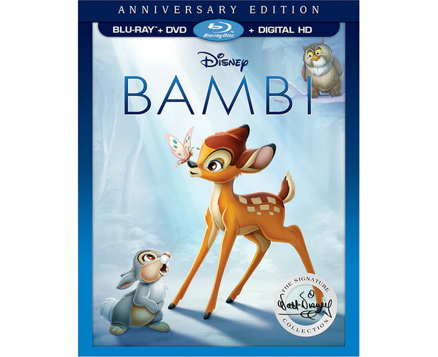 Bambi  [Blu-Ray Region A: USA] With DVD, 2 Pack, Ac-3/Dolby Digital, Digitally Mastered In HD, Dolby, Dubbed, Subtitled USA import