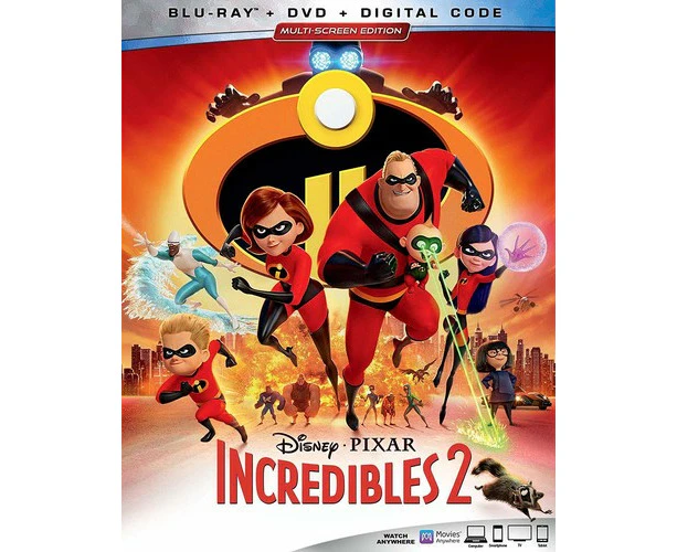 Incredibles 2  [Blu-Ray Region A: USA] With DVD, 3 Pack Theater System USA import