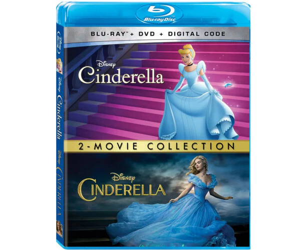 Cinderella (1950) / Cinderella (2015)  [Blu-Ray Region A: USA] With DVD USA import