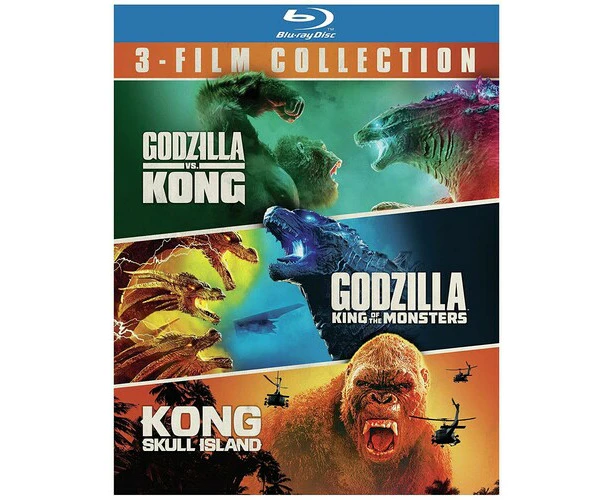 Godzilla Vs. Kong / Godzilla: King of the Monsters / Kong: Skull Island  [Blu-Ray Region A: USA] USA import