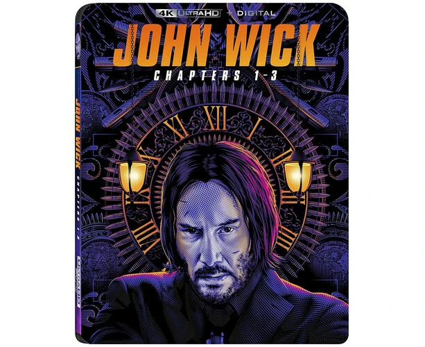 John Wick: Chapters 1-3  [ULTRA HD BLU-RAY REGION: A USA] 4K Mastering, Widescreen, 3 Pack USA import