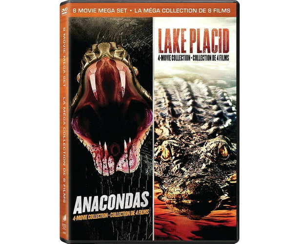 Anacondas: 4-Movie Collection / Lake Placid: 4-Movie Collection  [DVD REGION:1 USA] Canada - Import USA import