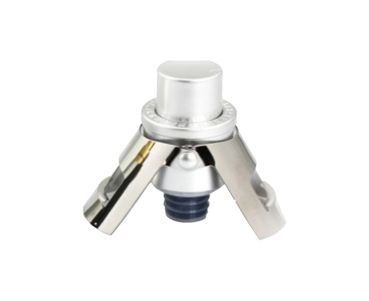 Champagne Stopper by Bottle Sealer for Champagne CavaProsecco and Sparkling Wine-Silver