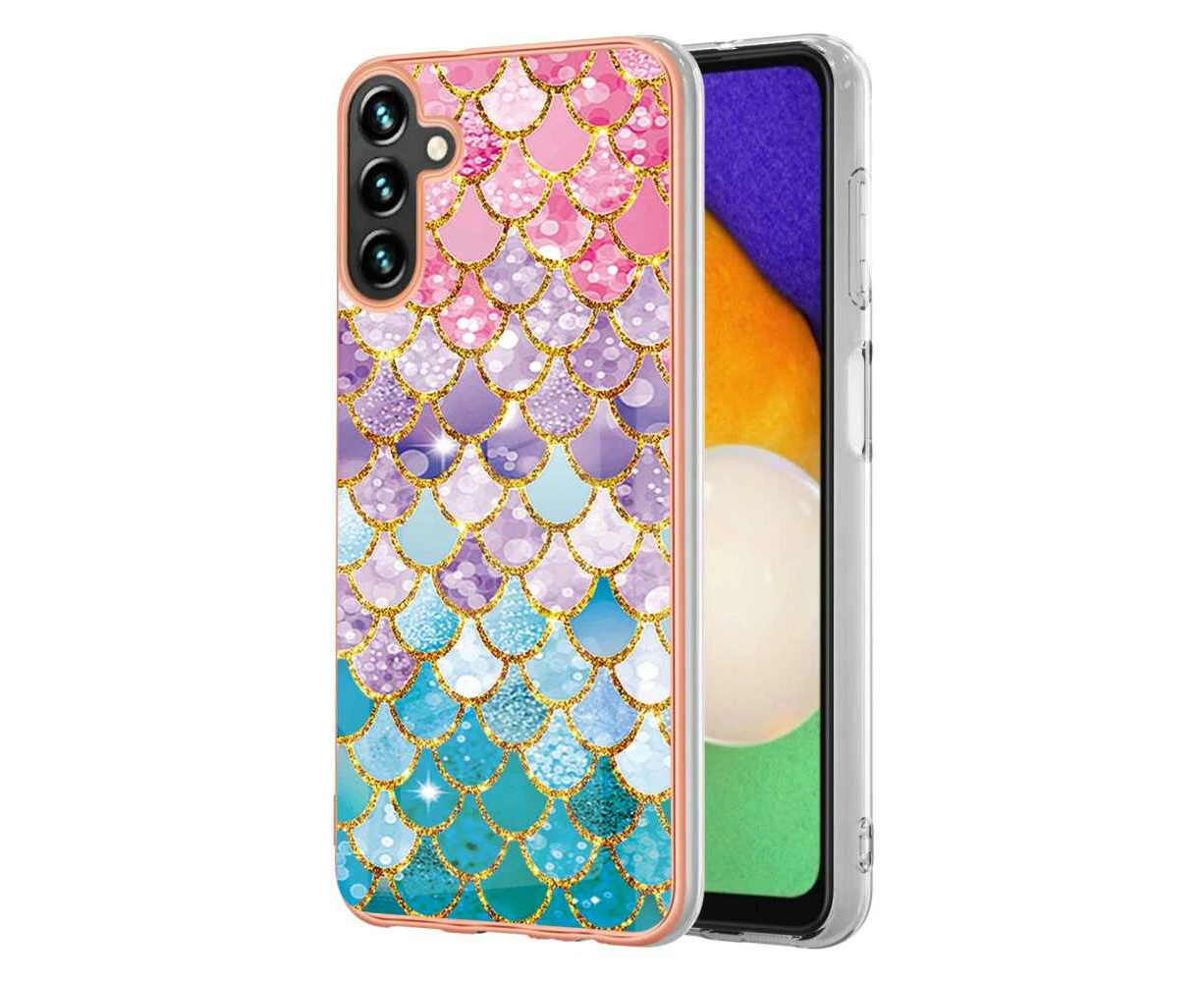 Samsung Galaxy A55 5G Case Electroplating IMD TPU - Colorful Scales