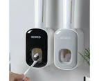 Ecoco Wall mount auto ands Free Toothpaste Dispenser Automatic Toothpaste Squeezer Bathroom Toothpaste Holder Grey