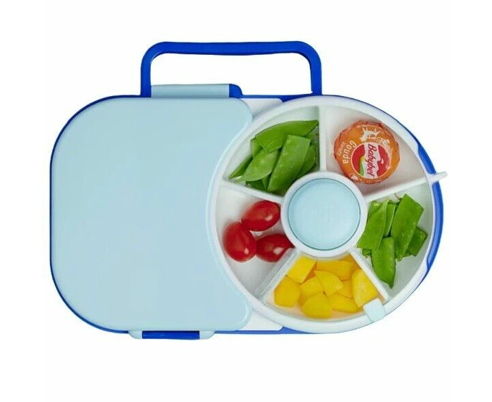 GoBe Snack Spinner Lunchbox Kids Snack Spinner Combo Bento Box - Blueberry Blue