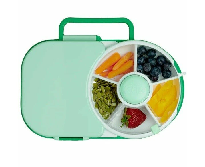 GoBe Snack Spinner Lunchbox Kids Snack Spinner Combo Bento Box - Sage Green