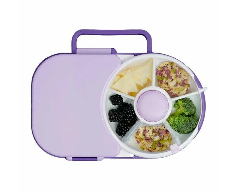 GoBe Snack Spinner Lunchbox Kids Snack Spinner Combo Bento Box - Grape Purple