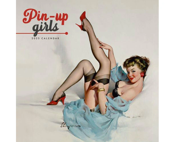 2025 Pin Up Girls Wall Calendar